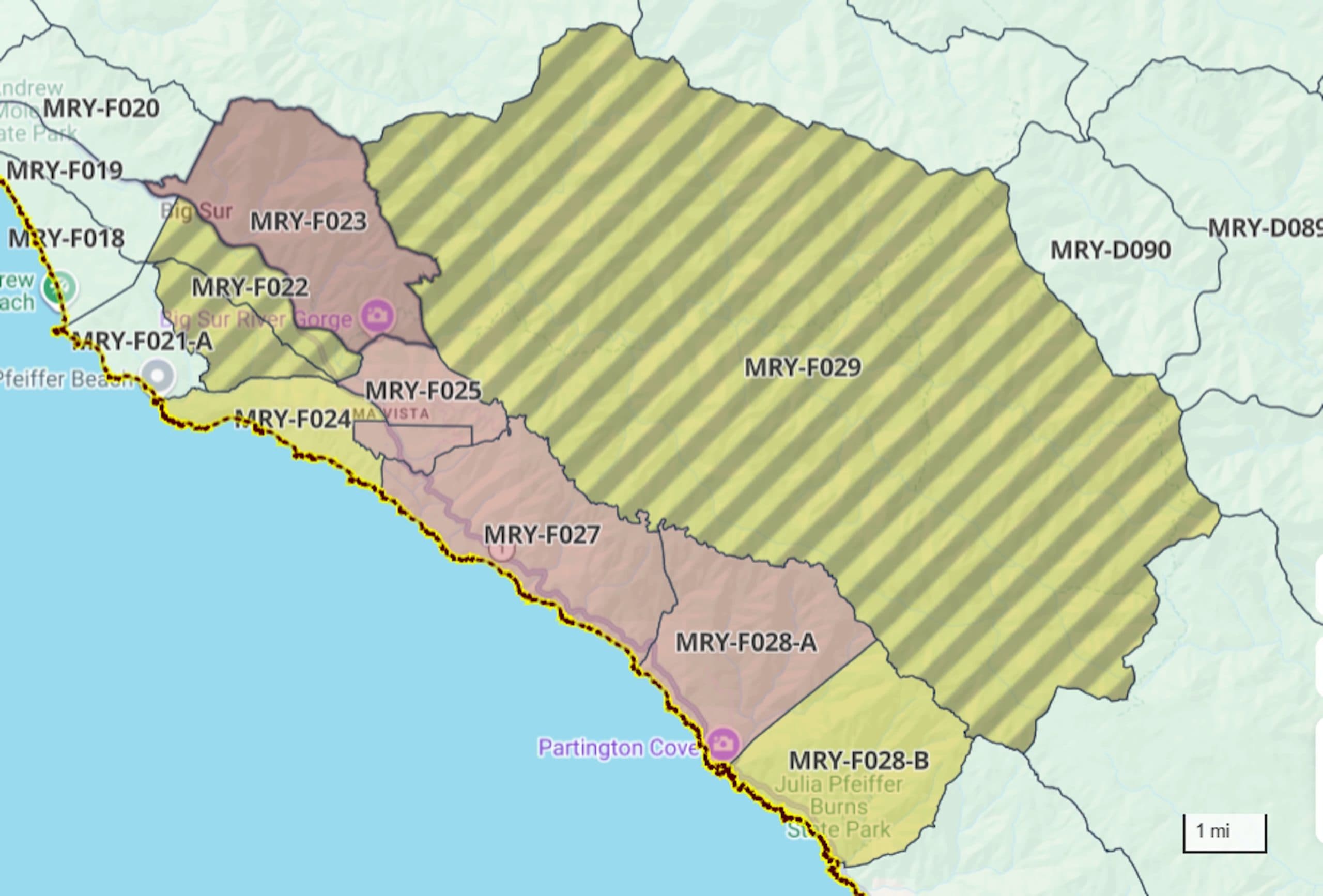 Highway 1 closed, evacuations continue as Timber Fire ...