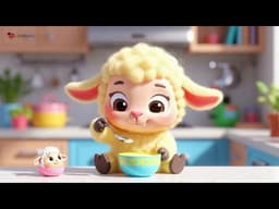 Baby Daily Routine Song | Wake Up, Brush, Eat, Play & Sleep | Fun Learning for Kids 🐑