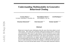Understanding Multimodality in Generative Behavioral Cloning