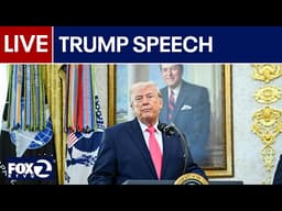 Live: President Donald Trump addresses US on Iran war | Watch speech live