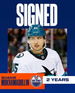 @FriedgeHNIC reposted: Serving up some Sunday signings ✍️

The #Oilers have signed Shakir Mukhamadullin...