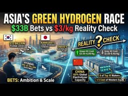 Asia's Green Hydrogen Race: $33B Bets vs $3/kg Reality Check