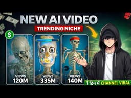 How To Create Viral Skeleton AI Videos for free |AI Skeleton Viral Videos free main  Banaye