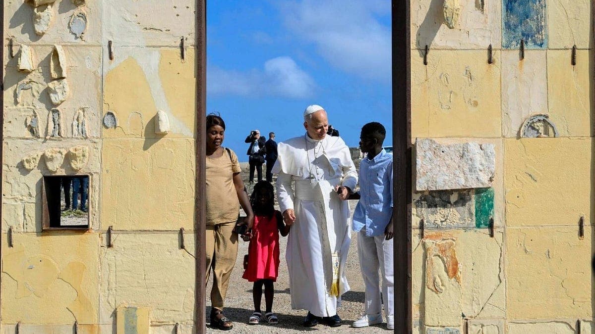 “A Miracle of Compassion” — Pope Leo XIV Spends America’s 250th Birthday With the Migrants of Lampedusa