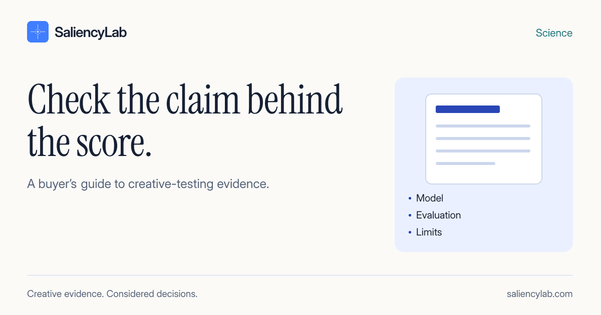 Check AI Creative-Testing Evidence