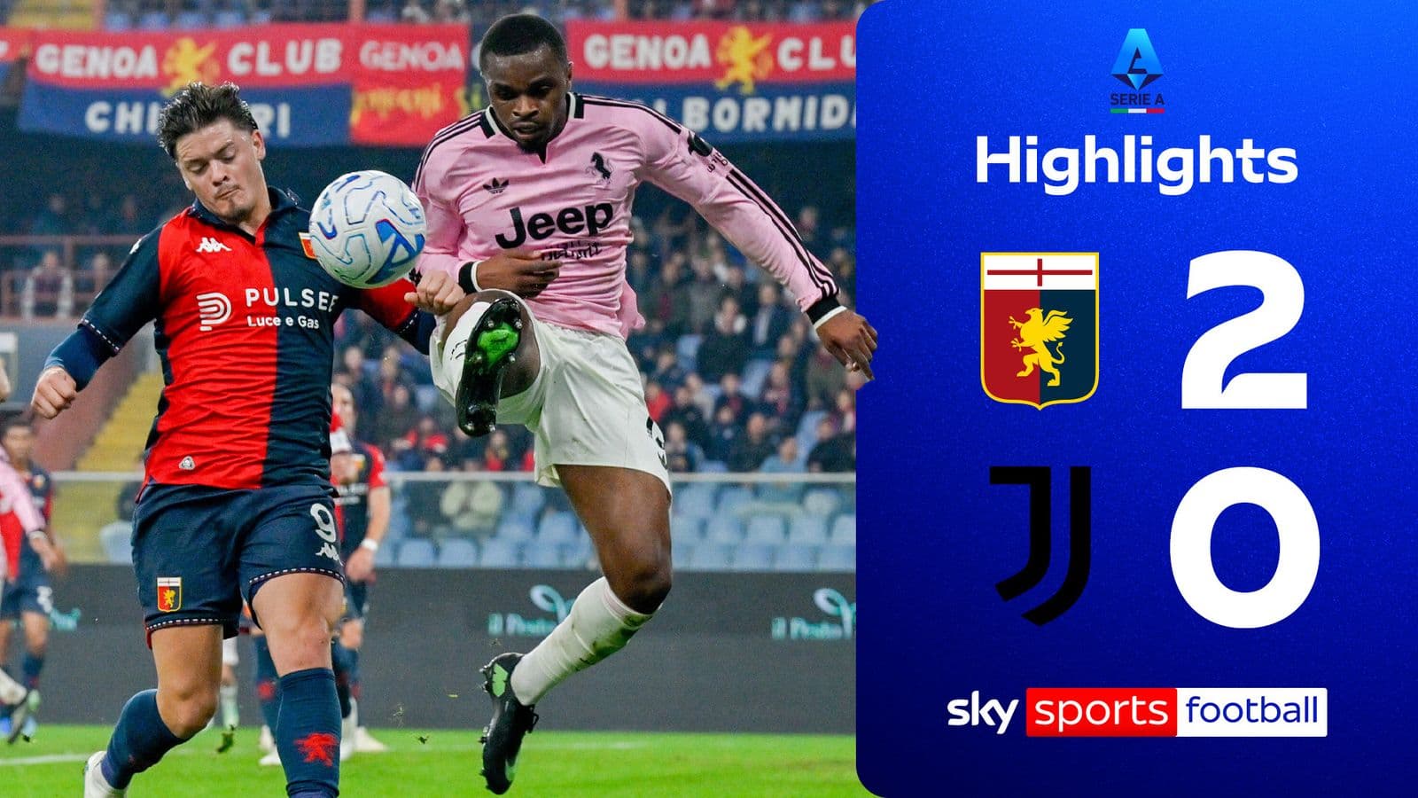 Genoa vs Juventus | Serie A highlights | Football News