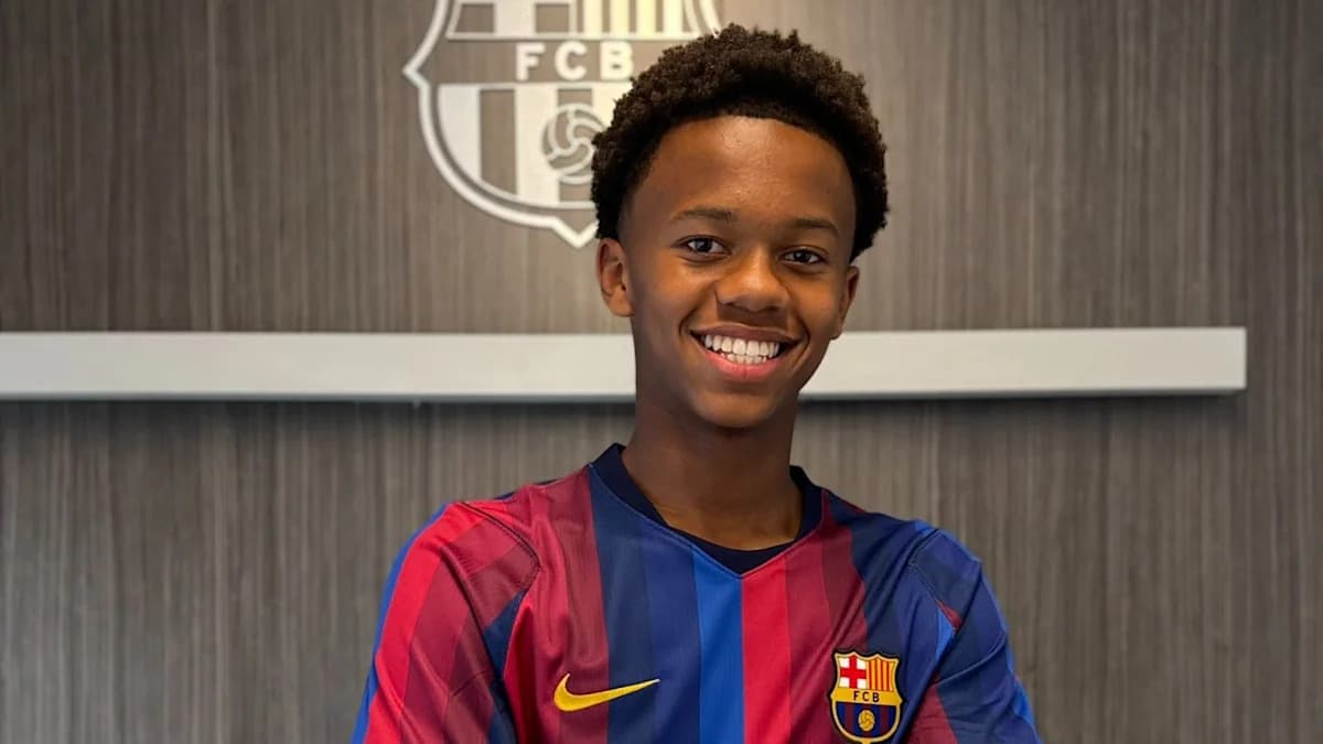 Confirmed: Barcelona announce the signing of 16-year-old German ...
