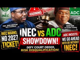 INEC Warns ADC: Why Defying Court Order Will Destroy Your 2027 Presidential Bid, Others?