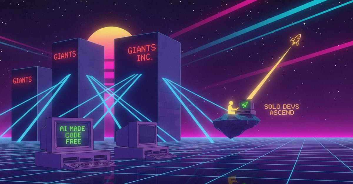 AI Made Code Free. So Why Are the Giants Still Winning? ...