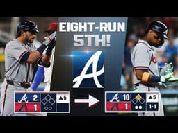 EIGHT-RUN 5TH! The Braves BREAK OUT for 8 runs in the 5th inning! 🔥 (Ft. Riley, Olson, more!)