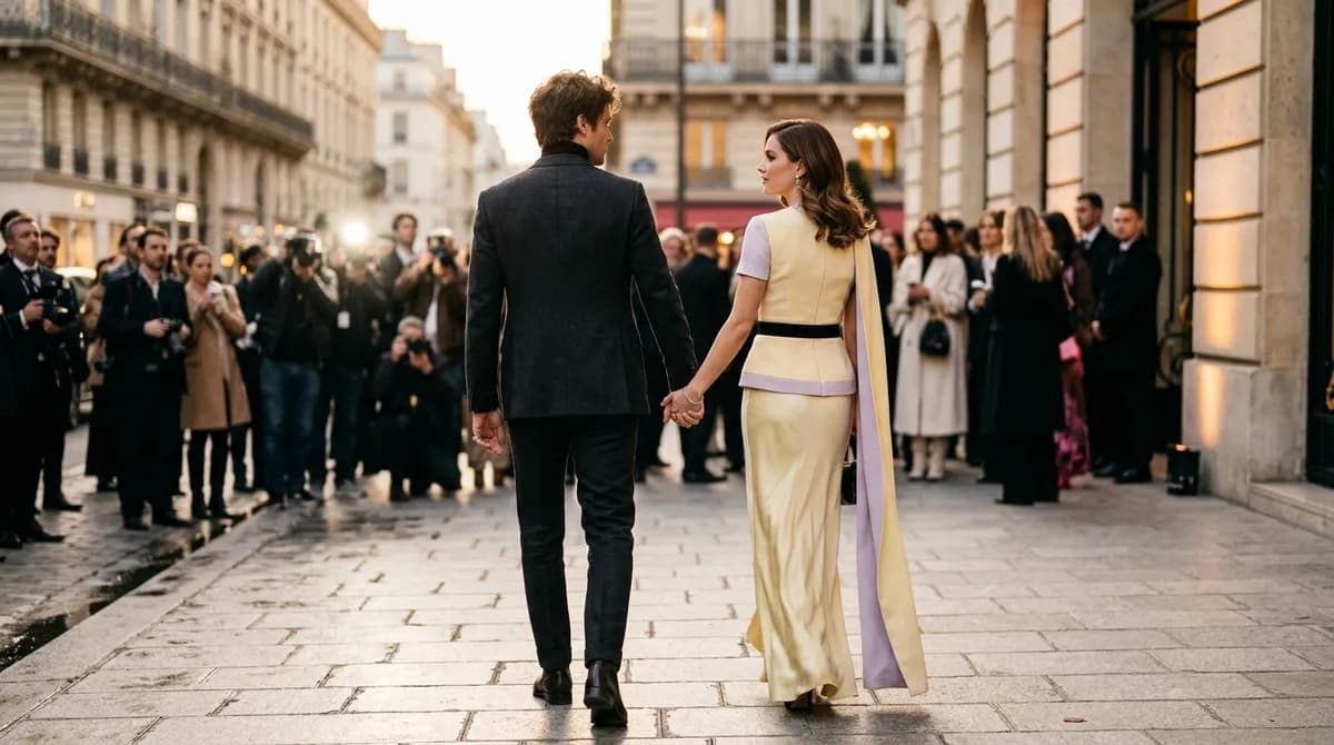 Mika Abdalla and Josh Heuston Go Public at Paris Fashion ...