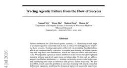 Tracing Agentic Failure from the Flow of Success