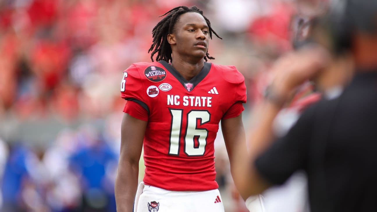 Starting QB CJ Bailey returning to NC State for 2026 season