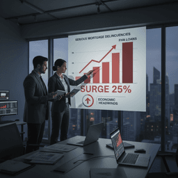 Serious Mortgage Delinquencies Surge 25% Amidst Economic Headwinds, FHA Loans Hit Hardest | GlobalSell