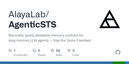 AgenticSTS Tests Bounded Memory For LLM Agents