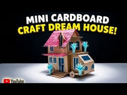 DIY Mini Cardboard Dream House | Easy Tutorial 