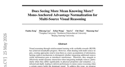 Does Seeing More Mean Knowing More? Mono-Anchored Advantage Normalization for Multi-Source Visual Reasoning
