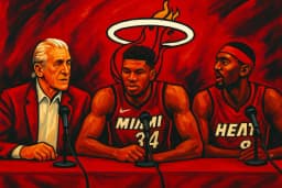 Miami Heat's Pat Riley Celebrates Dream Trade for Giannis