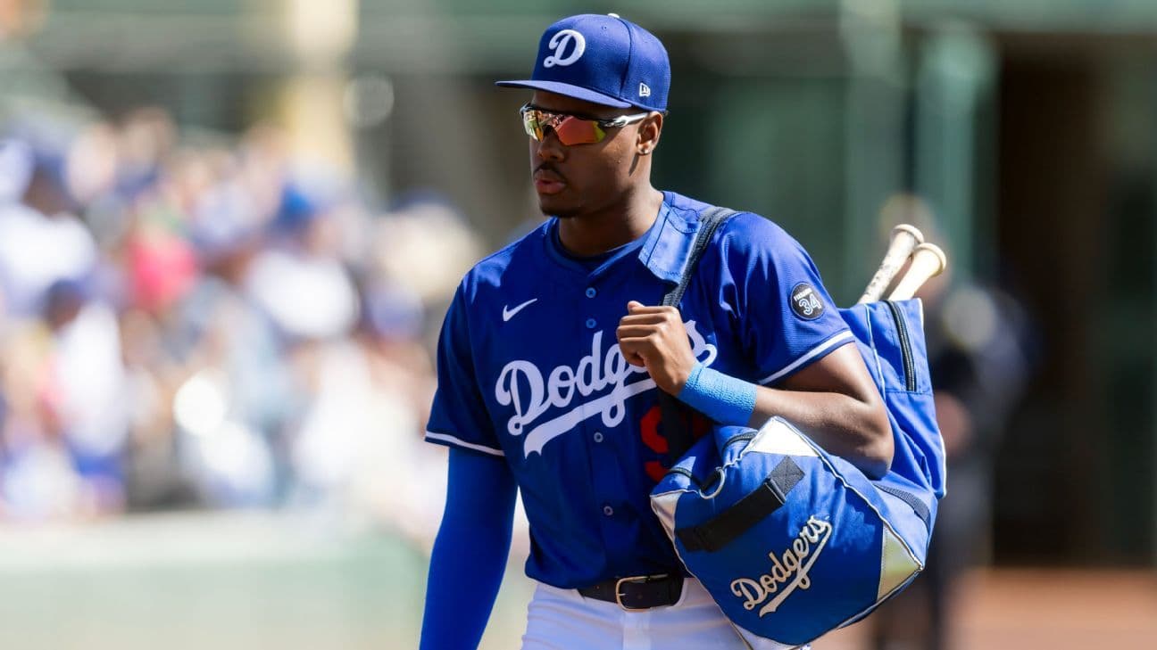 Dodgers include OF prospect Josue De Paula on NLDS ...