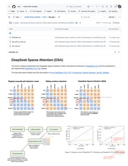 @rasbt: Added a DeepSeek Sparse Attention (DSA) from-scratch implementation to my LLMs-from-scratch repo tha...