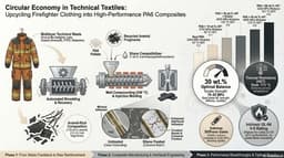 High-Performance PA6 Composites Reinforced with Recycled Aramid Fibers from Firefighter Protective Clothing