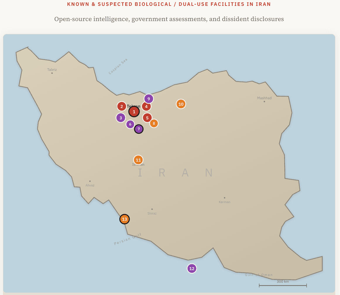 Iran’s Biolabs Face Imminent Containment Failure