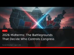 [BREAKING] 2026 Midterms: The Battleground States That Decide Congress