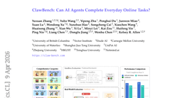 ClawBench: Can AI Agents Complete Everyday Online Tasks?