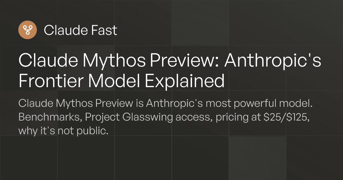 Claude Mythos Preview: Anthropic's Frontier Model