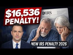 🚨 IRS New Penalty 2026   Senior Homeowner Must Act Before April 15!