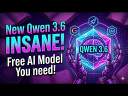New Qwen 3.6 is INSANE | FREE AI Model You NEED! | 1M Context Window + Powerful Coding