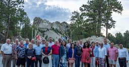 Secretaries of state gathered against the backdrop of Trump’s election speech