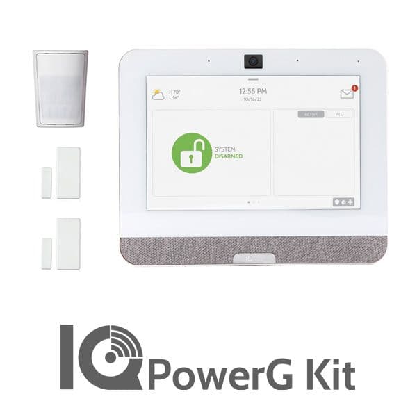 Qolsys IQ Panel 4 Power G Kit: Comprehensive Home Security Solution with Verizon Connectivity
