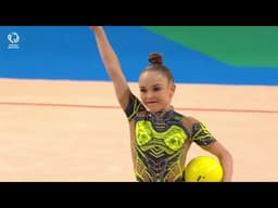 Stiliana Nikolova (BUL) - 2026 Rhythmic European silver medallist, Ball
