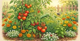 Companion Planting for Tomato Hornworm Control