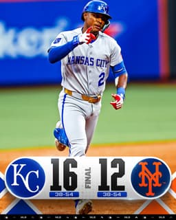 @MLB: Tyler Tolbert ties an MLB record for consecutive at-bats with a hit (12) and the @Royals win a wild ...
