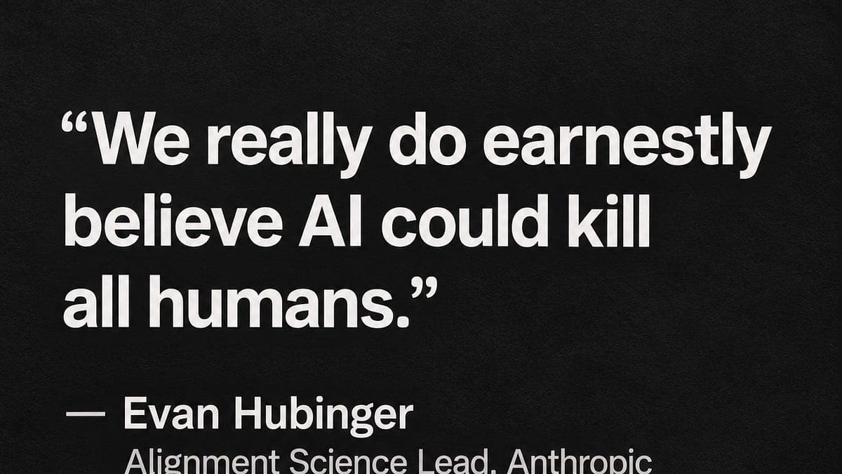 An Anthropic Researcher Quit Over AI Extinction Risk. His Safety Chief Publicly Agreed.