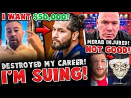 BREAKING! Colby Covington SUING Jorge Masvidal! Merab Dvalishvili SHATTERED HIS NOSE! Dana White