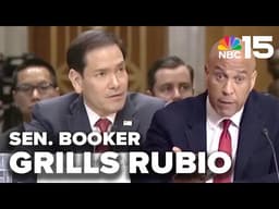 Sen  Booker grills Rubio in fiery Iran War hearing