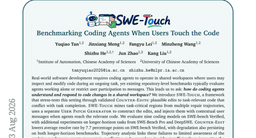 SWE-Touch: Benchmarking Coding Agents When Users Touch the Code
