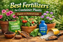 Best Fertilizer for Container Plants 2026 (Organic & Chemical Guide)
