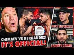 KHAMZAT CHIMAEV vs HERNANDEZ IS OFFICIAL! Dana White Reacts  Dustin Poirier Drops Massive Statement!