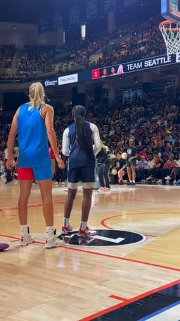 @WNBA: Team Washington TAKES IT ‼️

They win with 31 PTS to take down Team Seattle!

@Kia | #KiaShootingSta...