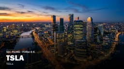 Tesla posts Q1 2026 vehicle and storage volumes | TSLA 8-K Filing