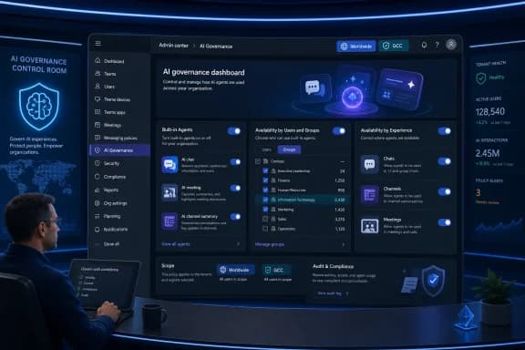 Teams Admin Center July 2026: Govern Built-in Agents ...