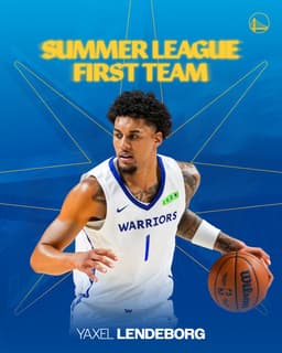 @warriors: A summer to remember🌟

Yaxel Lendeborg has been named to the 2026 NBA All-Summer League First Team. ...