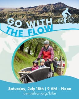 FREE bicycling tour of Central San's wastewater system