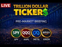 Trillion Dollar Tickers | Pre-Market Briefing | 3 Levels Given Upside/Downside SPY QQQ NVDA AAPL