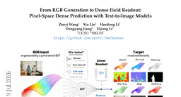 From RGB Generation to Dense Field Readout: Pixel-Space Dense Prediction with Text-to-Image Models