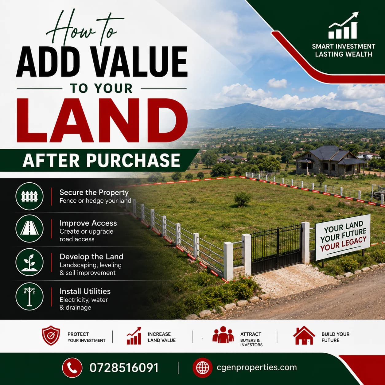 How to Add Value to Your Land After Purchase